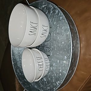 Rae  Dunn, Set of Cheese and Sauce Bowls